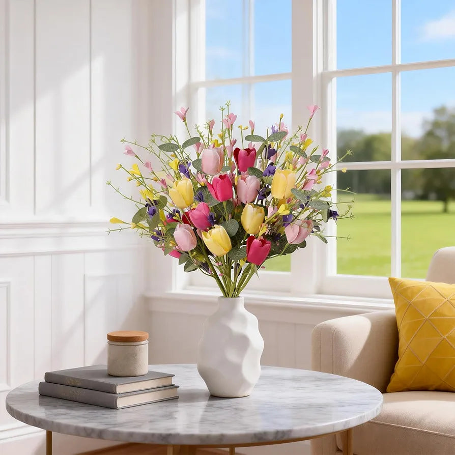 12-Pack 17-Inch Artificial Spring Floral Stems
