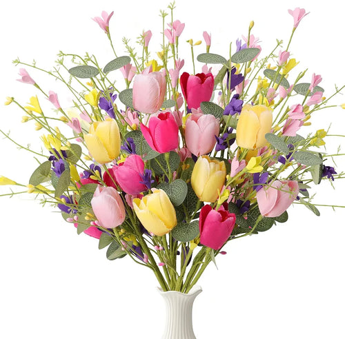 12-Pack 17-Inch Artificial Spring Floral Stems