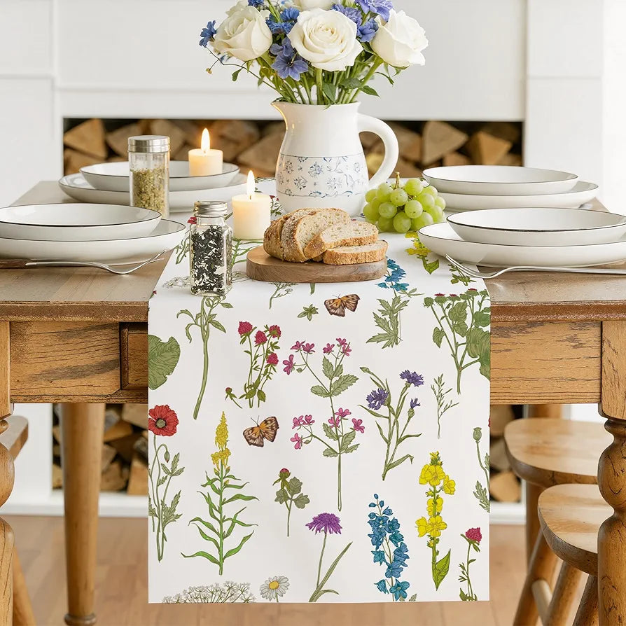 Summer and Spring Table Runner Decor