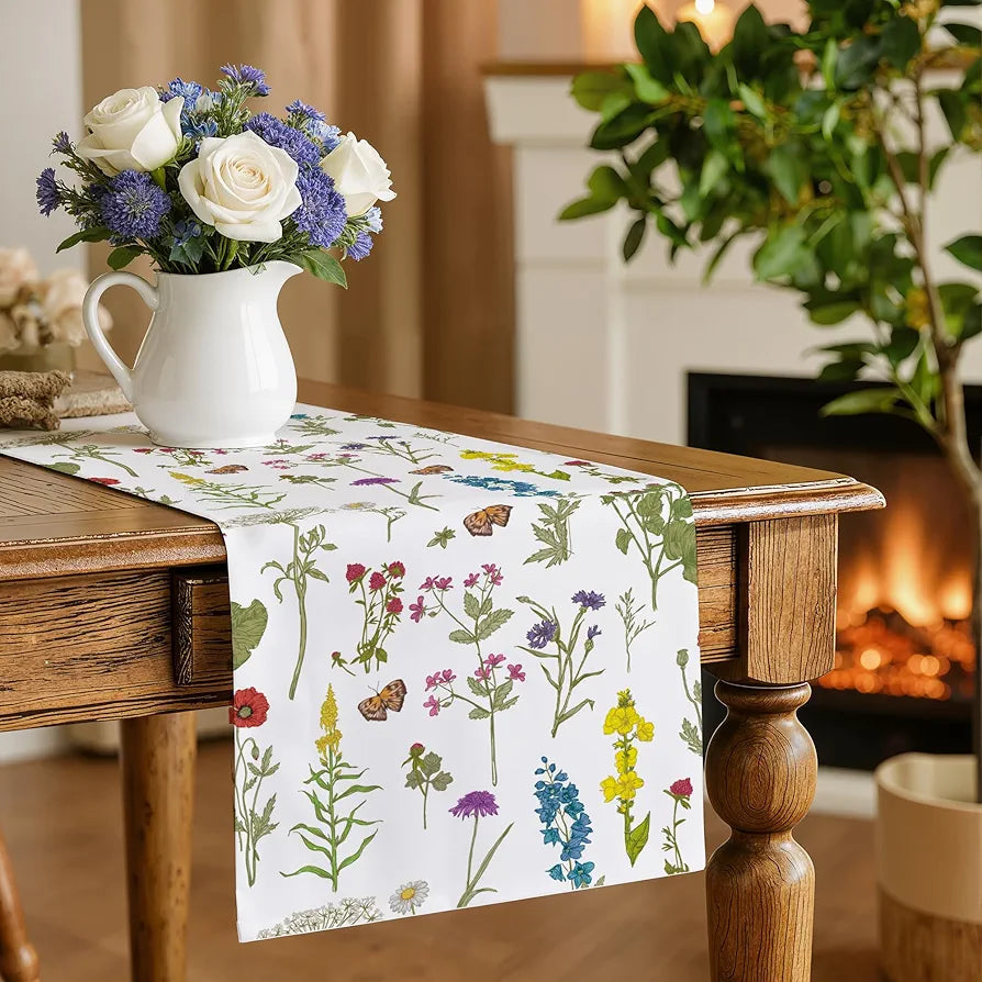 Summer and Spring Table Runner Decor